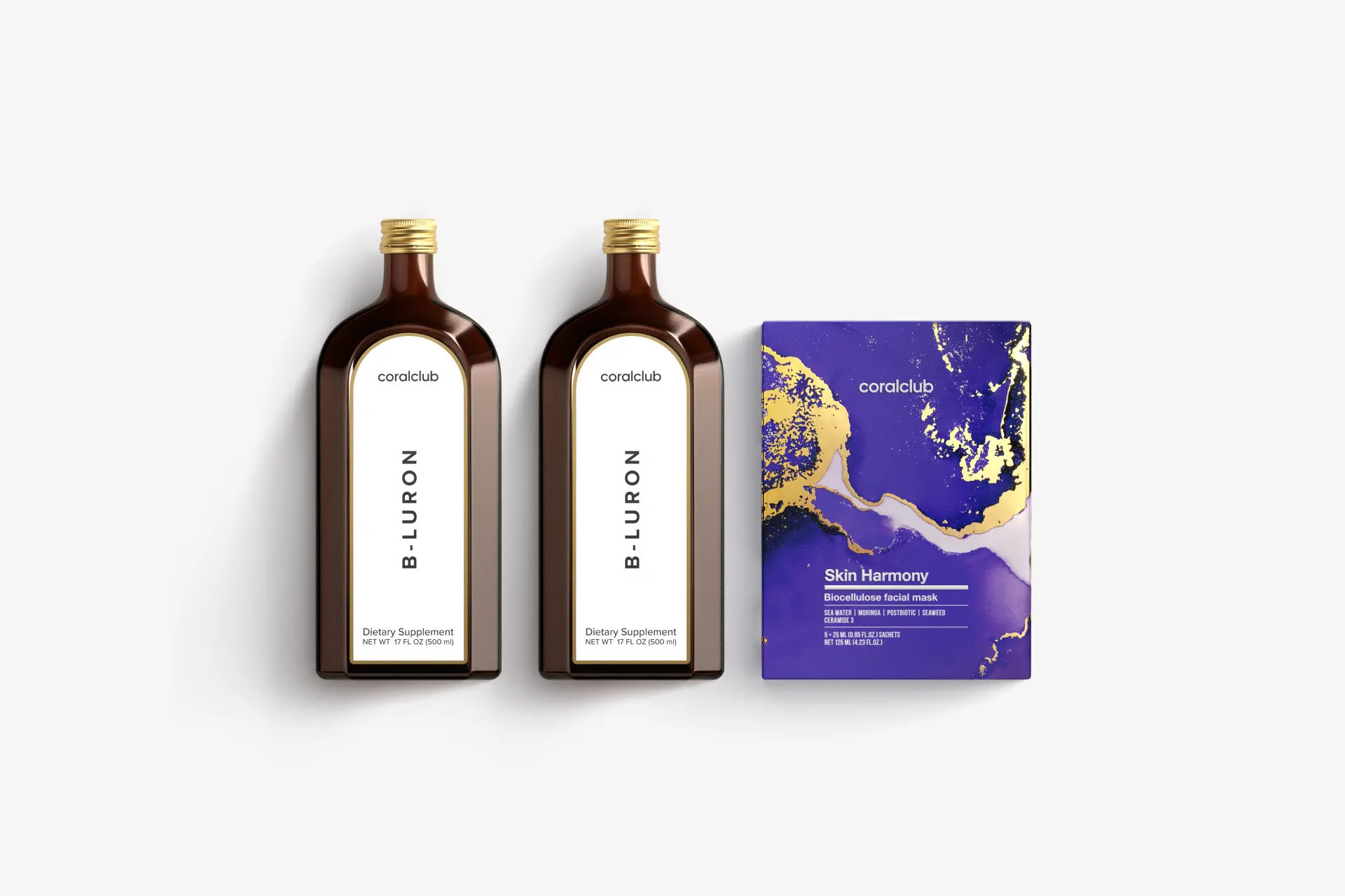 B-Luron + Skin Harmony bio-celulózová pleťová maska (5 sáčků)