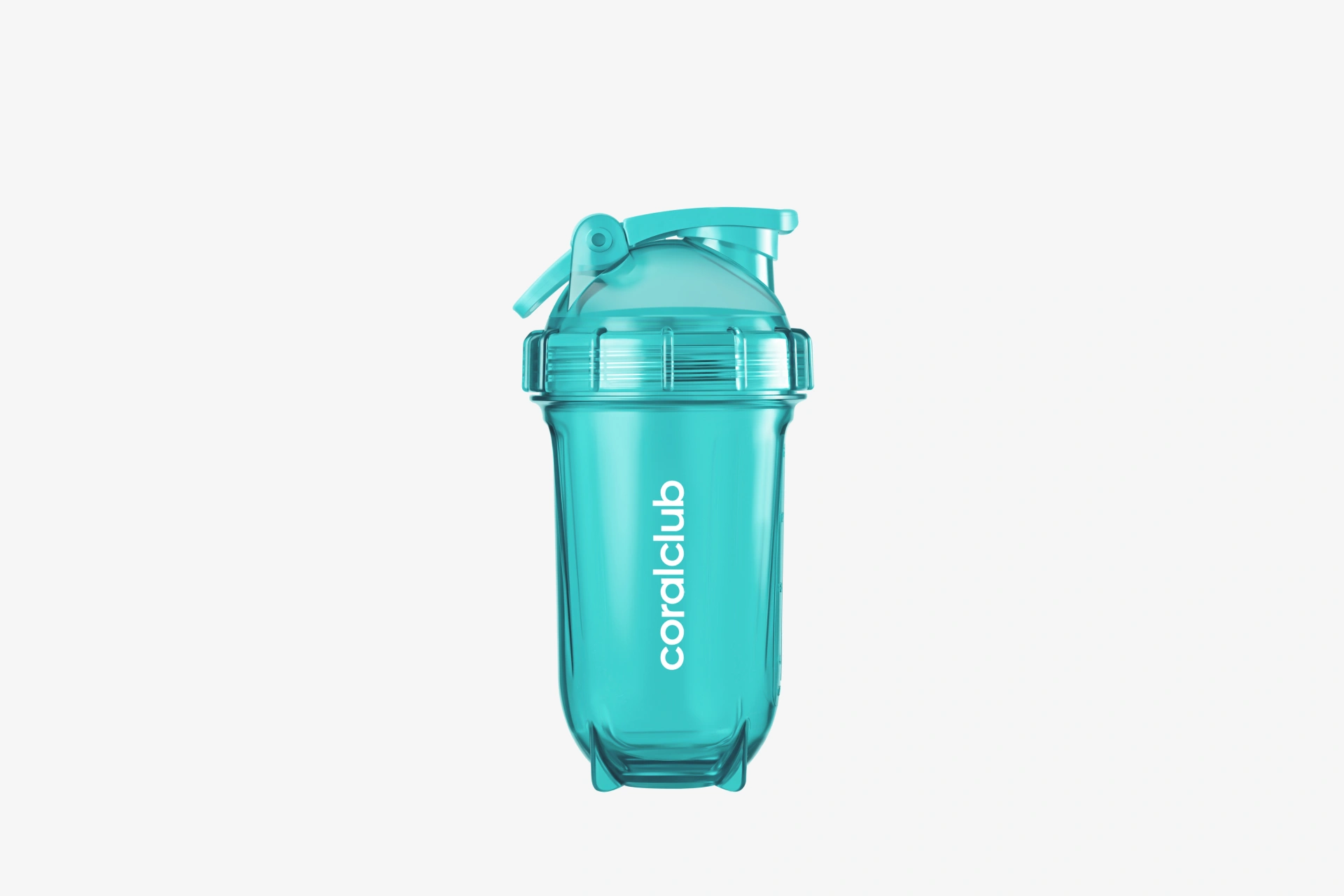 Šejkr coralclub, světle modrý